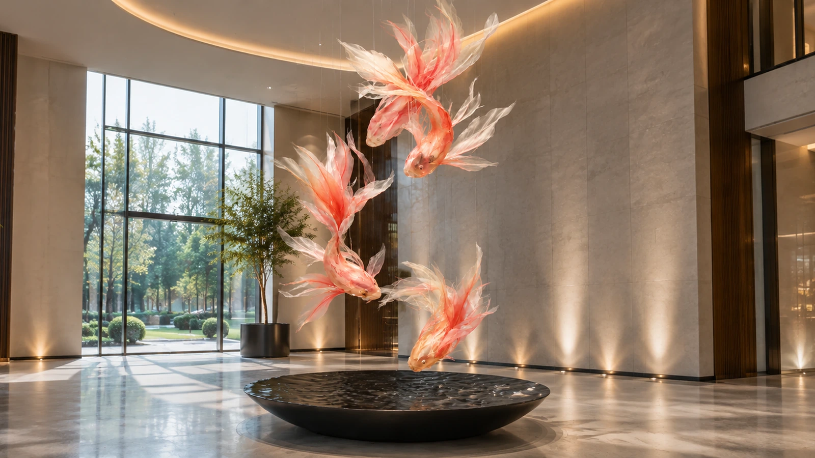 Hotel Lobbies — Giant Silk Art