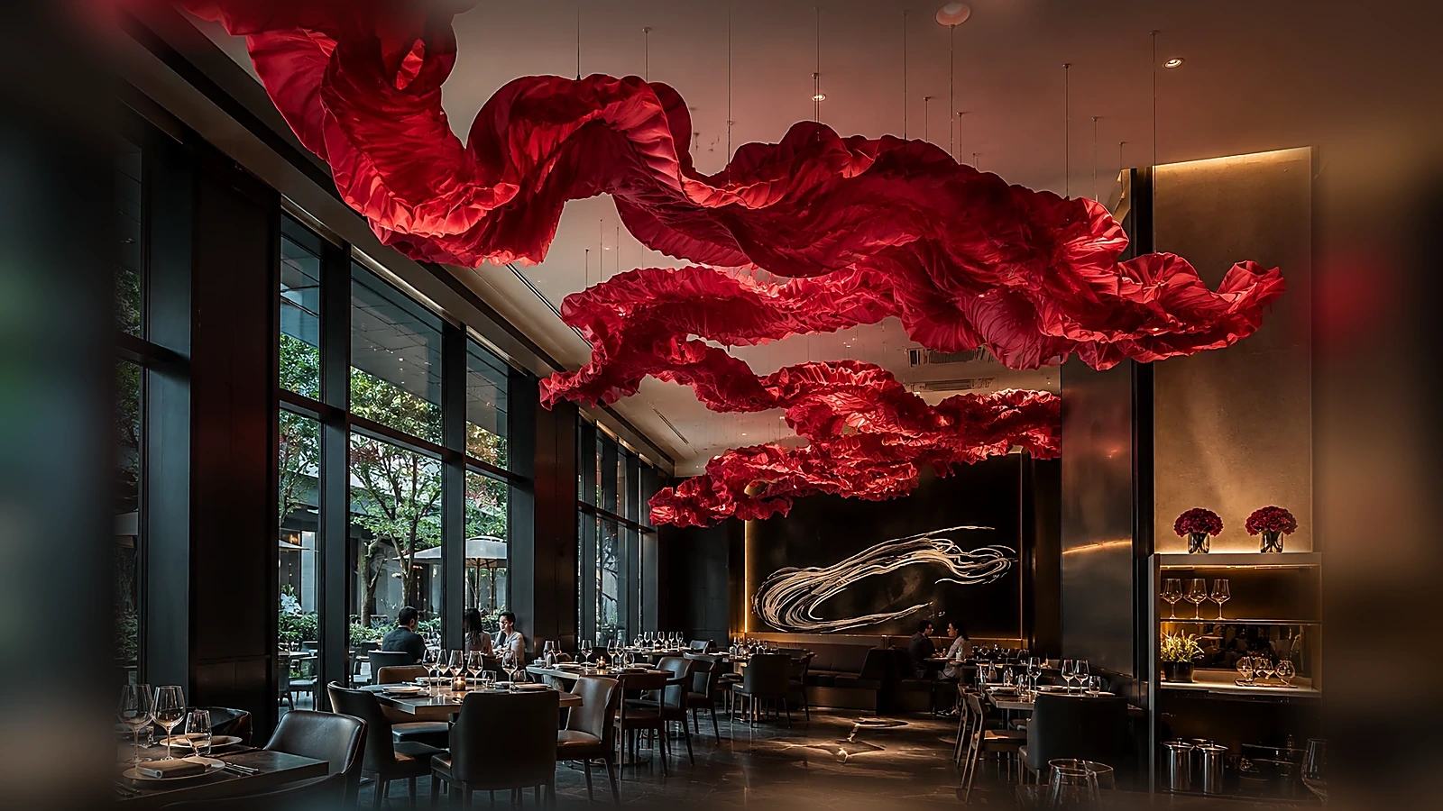 Restaurants — Giant Silk Art