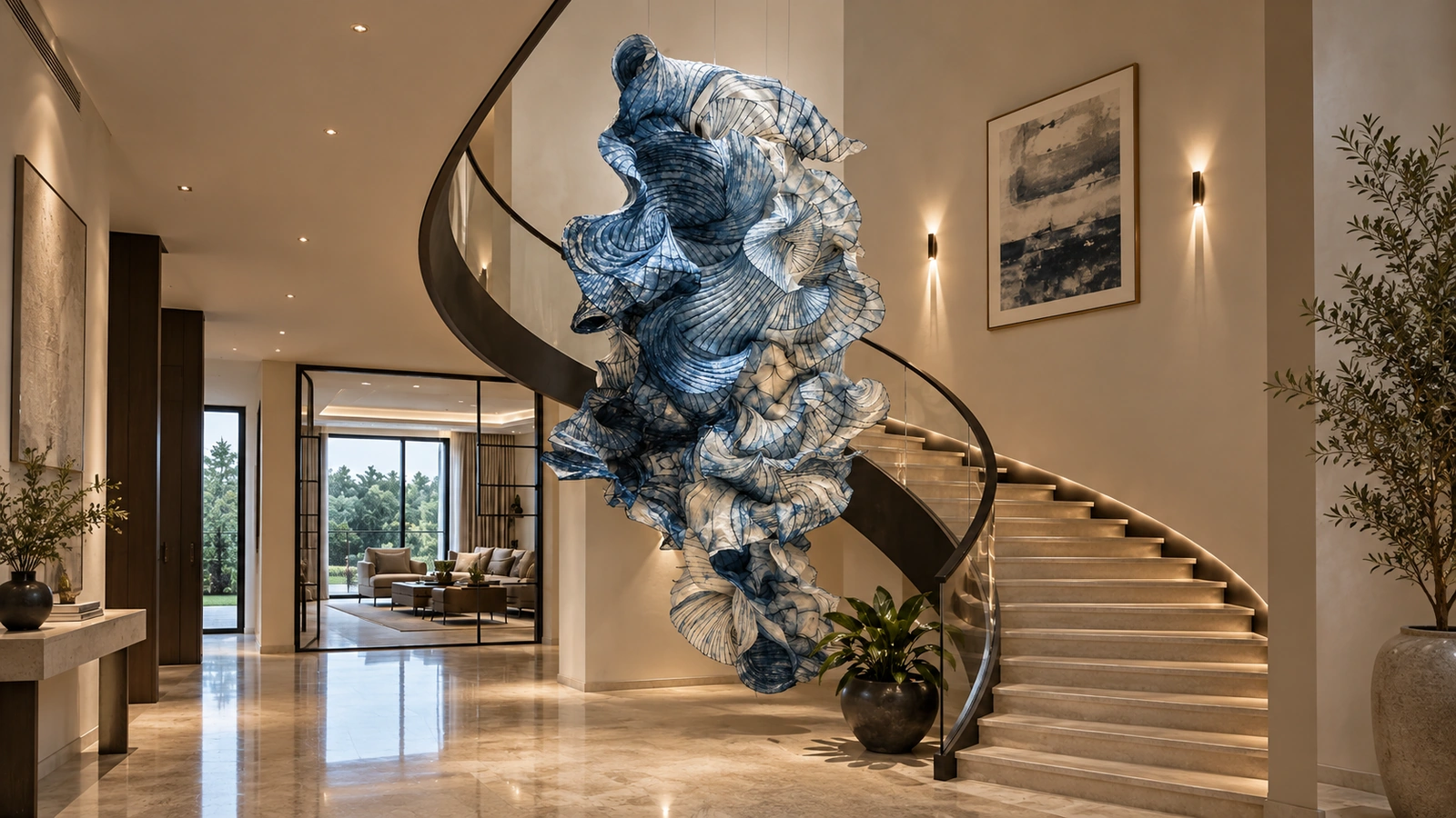 Hanging Installations — Giant Silk Art