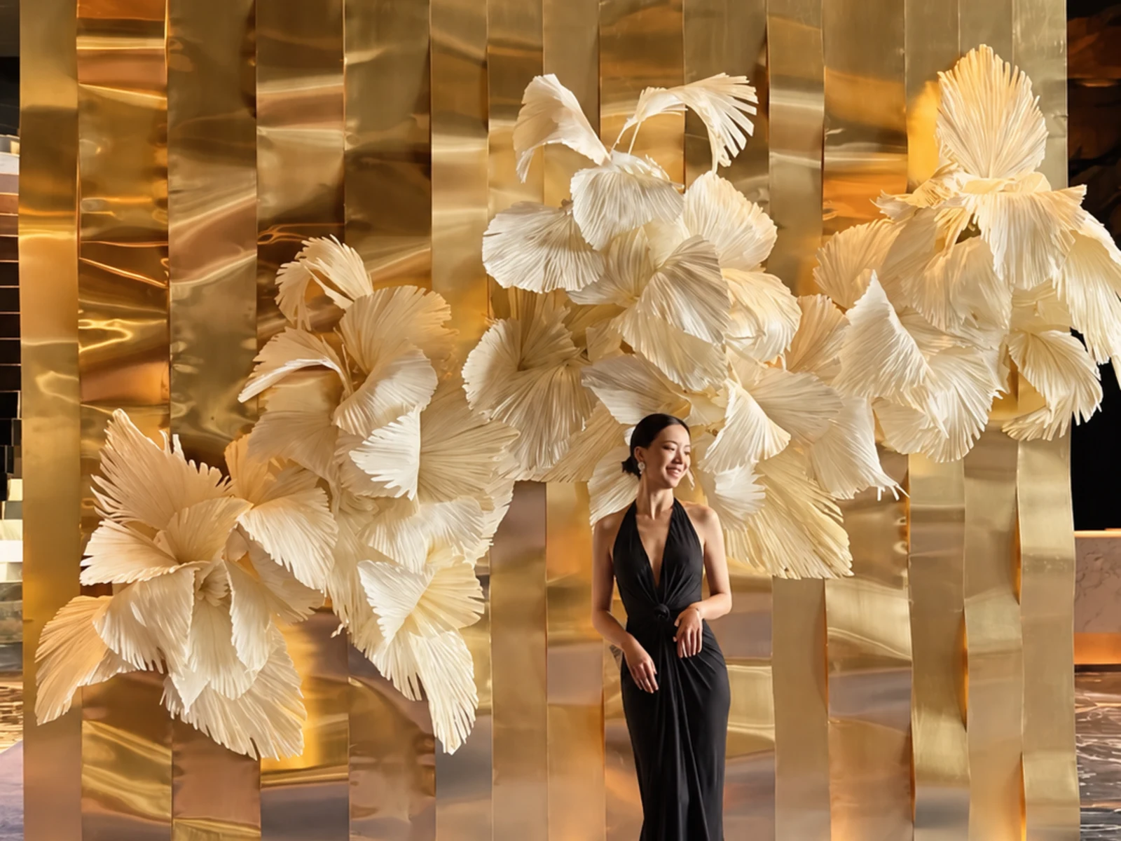 Media Wall & Arrival Statement — concept visualisation for a gala and awards installation