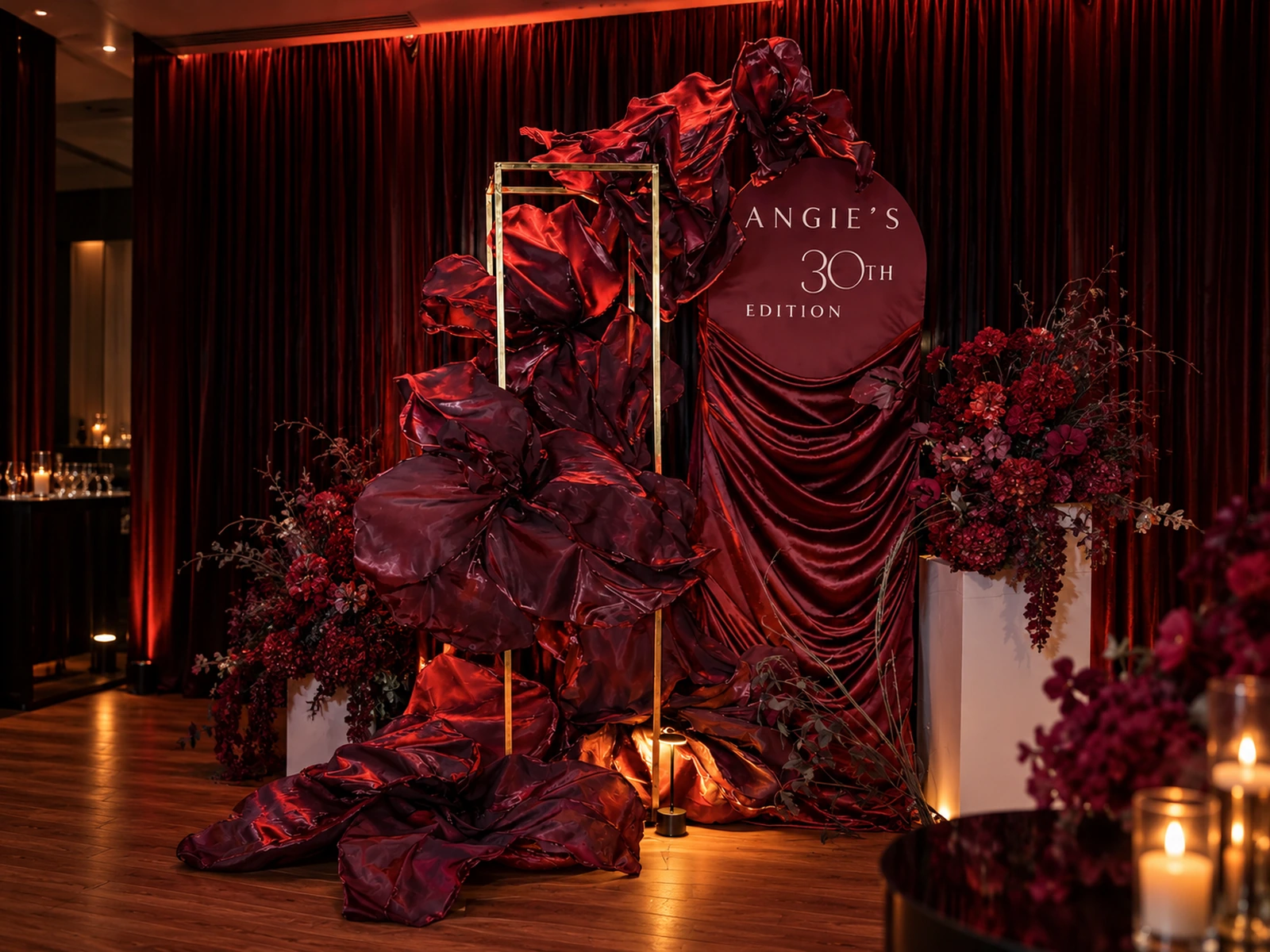 Giant Silk Art private celebration installation — project image 2