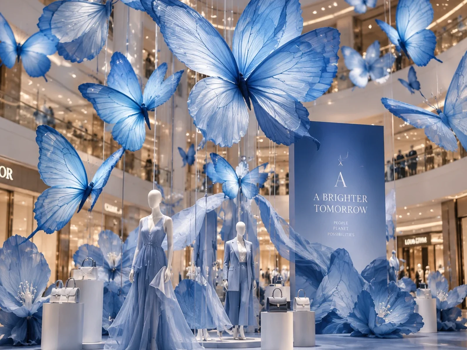 Campaign Display Environments — concept visualisation for a retail window display