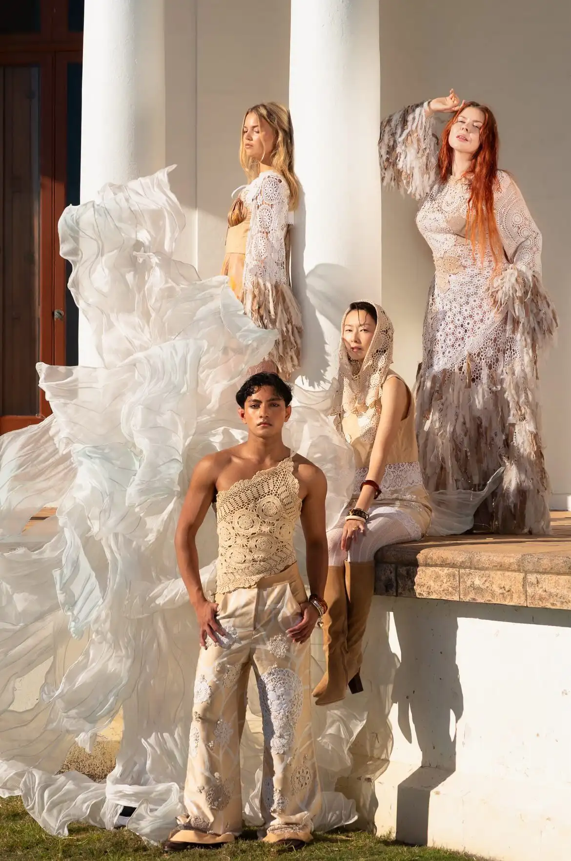 Giant Silk Art fashion installation — project image 1