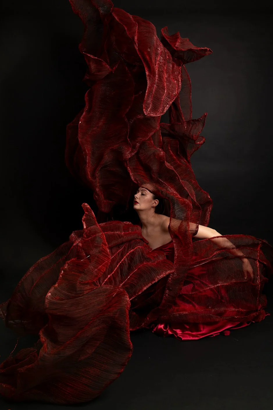 Giant Silk Art fashion installation — project image 2
