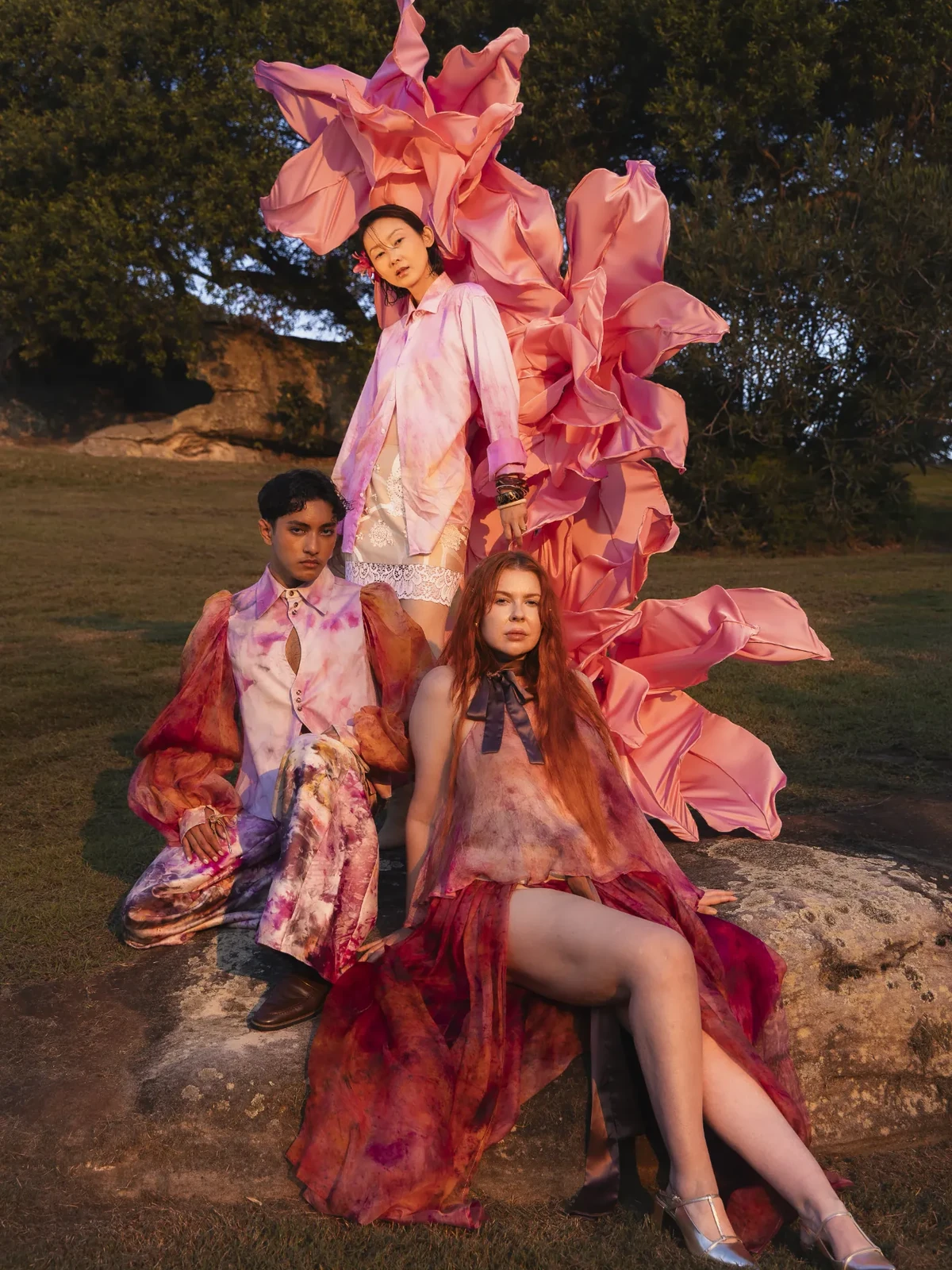 Giant Silk Art fashion installation — project image 5