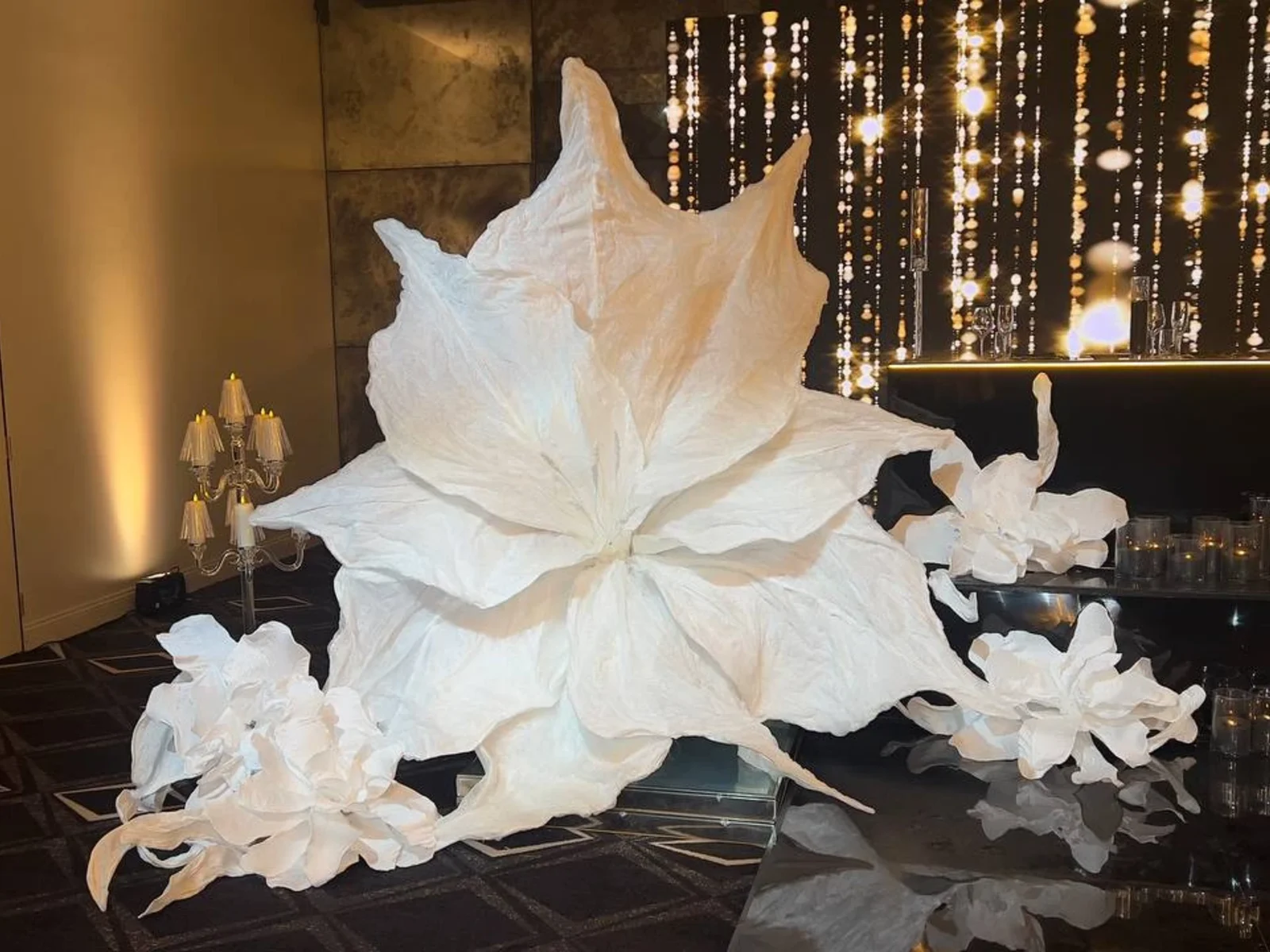 Frozen sculptural installation — Events & Interiors