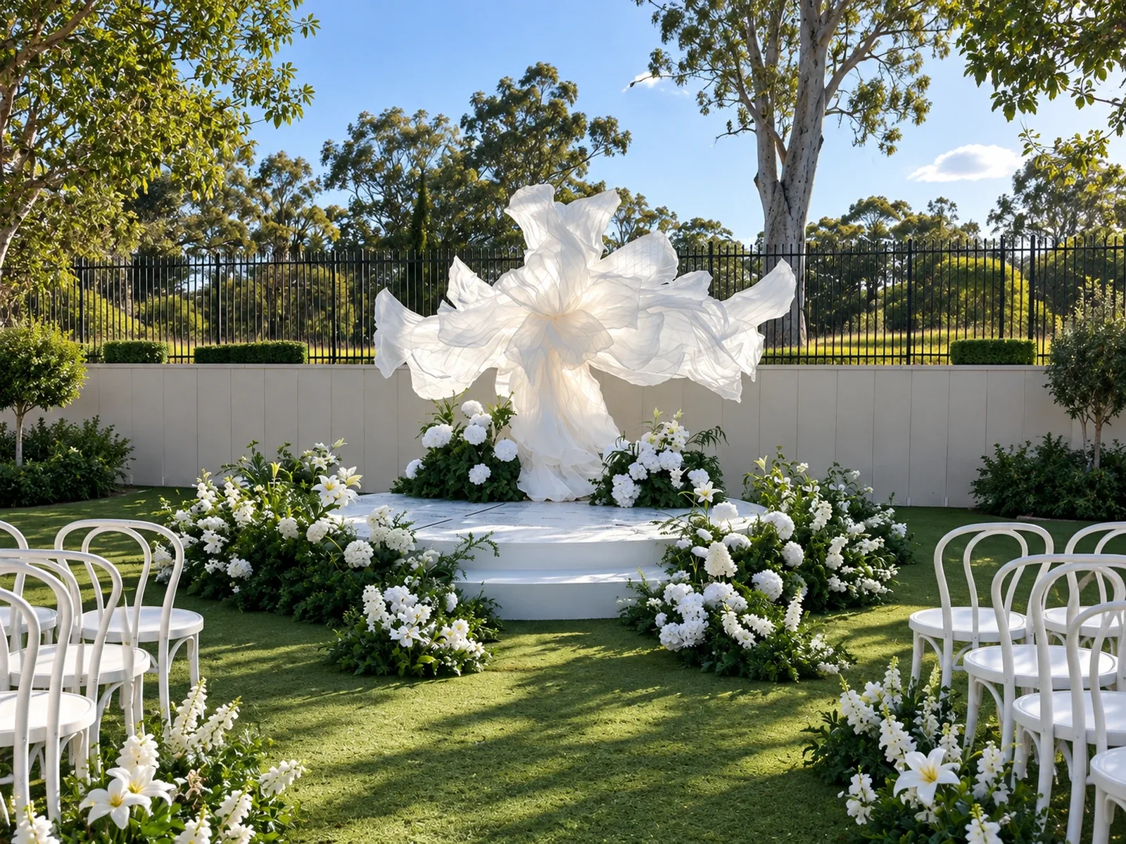 Ocean Breeze sculptural installation — Garden Events