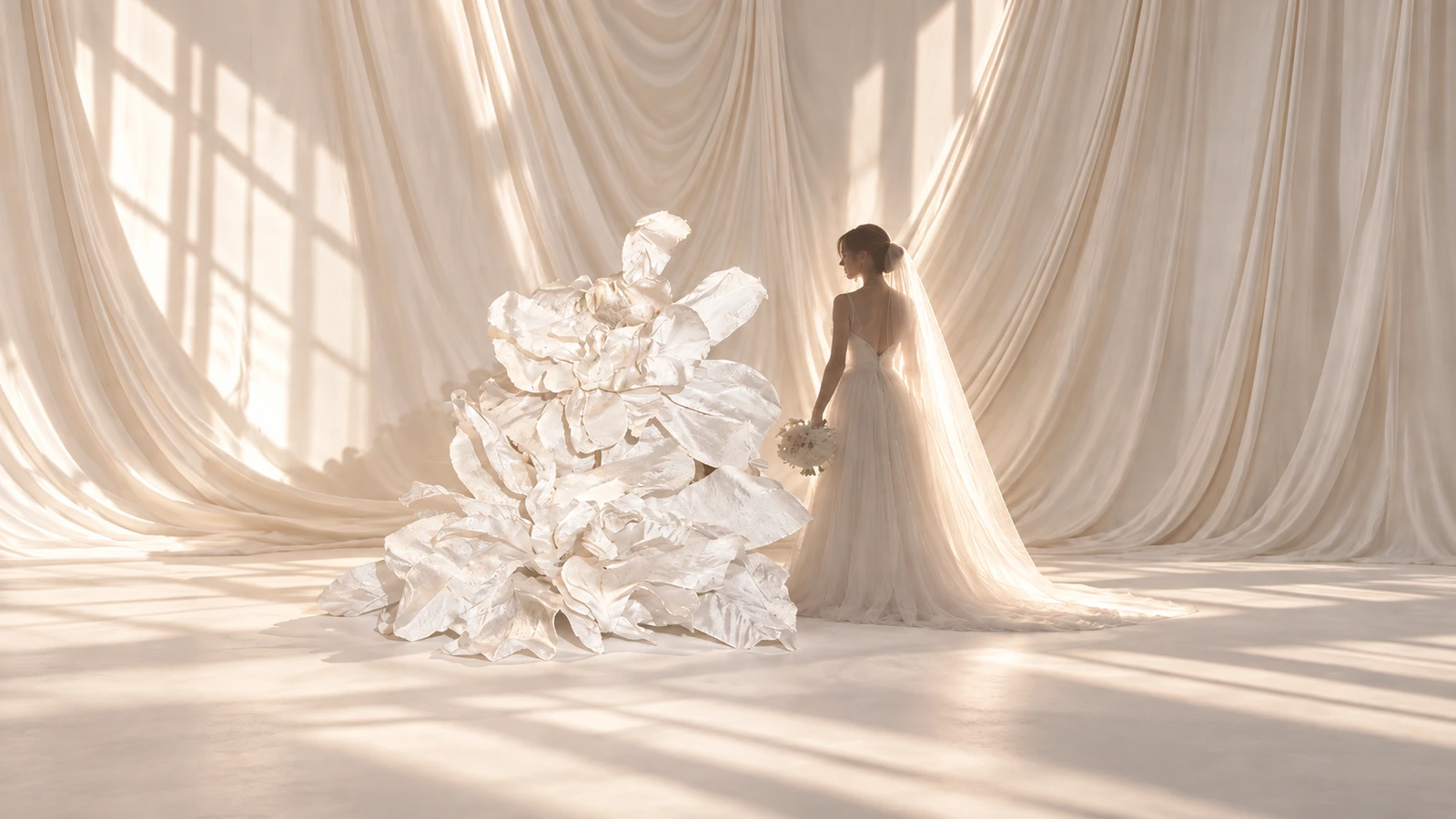 Silk Waterfall installation example